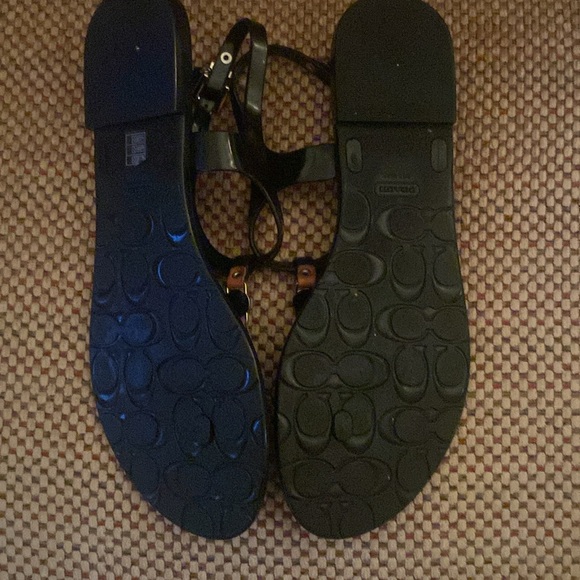 Coach black sandals - Picture 2 of 4